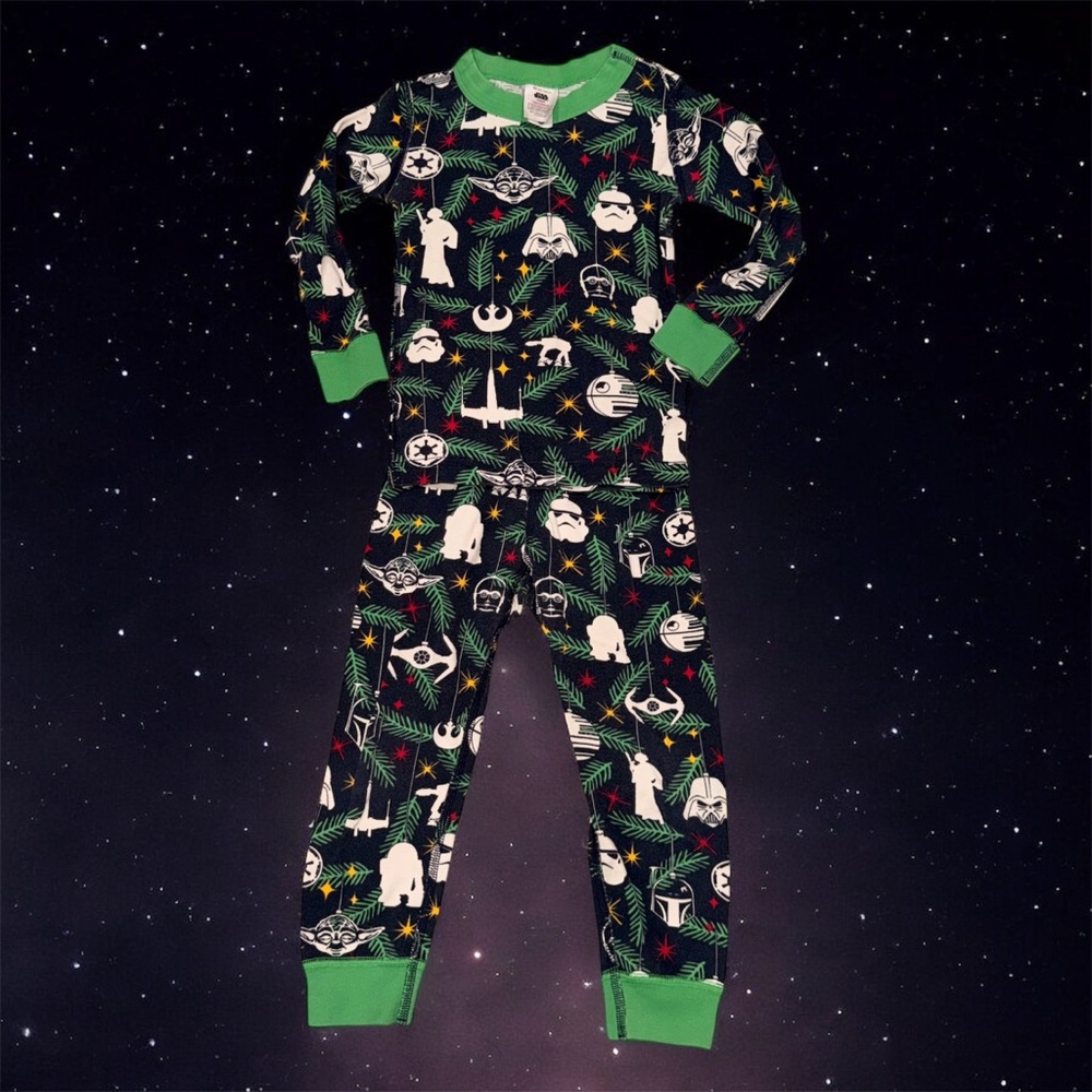 Hanna Andersson Star Wars Holiday Pajama Long-Sleeve Set Organic Cotton 3T